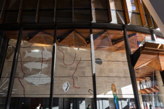 New EY Centre, Green Building, Wooden Louvres,