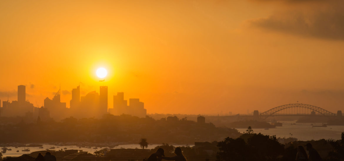 Sunset Over Sydney Harbour, Wall Art Prints, Home Decor, Cityscape Sunset Travel Gift.