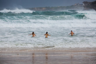 Coronavirus Restrictions Ease, Australia; Australian Urban Living; Australian Urban Society; Beach Restricions Ease; Big Waves; Bondi Beach; COVID-19 Pandemic; Coronavirus Bondi Beach; Coronavirus Sydney; Environment; Massive Surf; NSW; Restrictions Ease; Rough Conditions; Rough Surf; Surf Bondi; Swell; Swim and Go; Sydney; Weather; Weather Sydney; dangerous Surf; waves