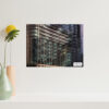 Architectural wall art print of the Bennelong Apartments in Sydney, featuring multiple exposure photography, perfect for home decor and large canvas prints.