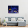 Wall art print of the Vivid Sydney Lights featuring the Harbour Bridge, perfect for home and office decor