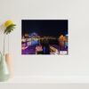 Vivid Sydney Lights at Circular Quay with Iconic Landmarks on Large Canvas Wall Art Print for Home and Office Decor"