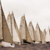 Sydney Yacht Race Farr 40 Championship print featuring sailing yachts on the ocean, nautical wall art for yacht decor and maritime enthusiasts.