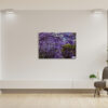 Jacaranda trees in full blossom, Sydney, wall art decor print for home or office