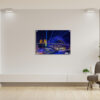 Acrylic wall art print of the Vivid Sydney Lights featuring the Harbour Bridge, perfect for home and office decor