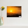 Sunset over Sydney Harbour cityscape wall art print, perfect for home decor and travel gifts