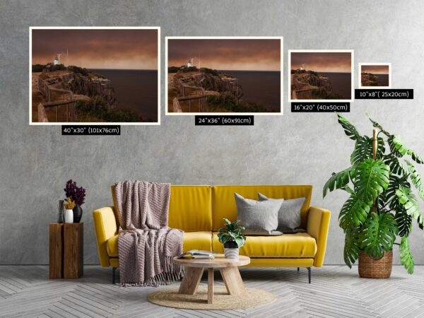 Cliff Walk Sydney wall art print featuring a scenic coastal landscape, perfect for elegant home or office decor