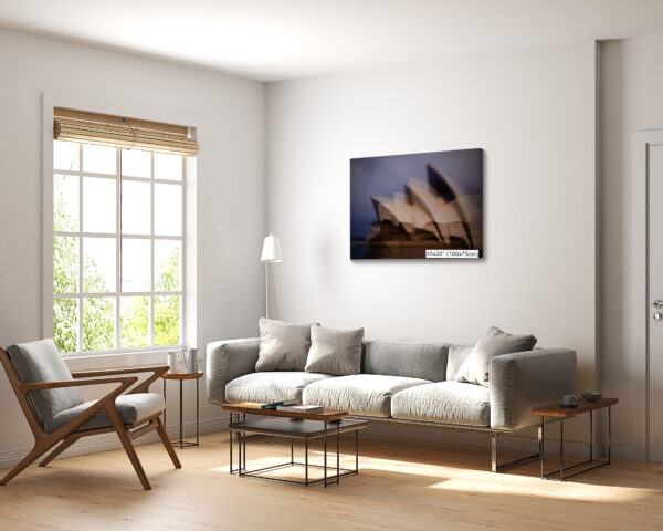 Multiple exposure fine art photograph of the Sydney Opera House with artistic layered effect, available as a high-quality print
