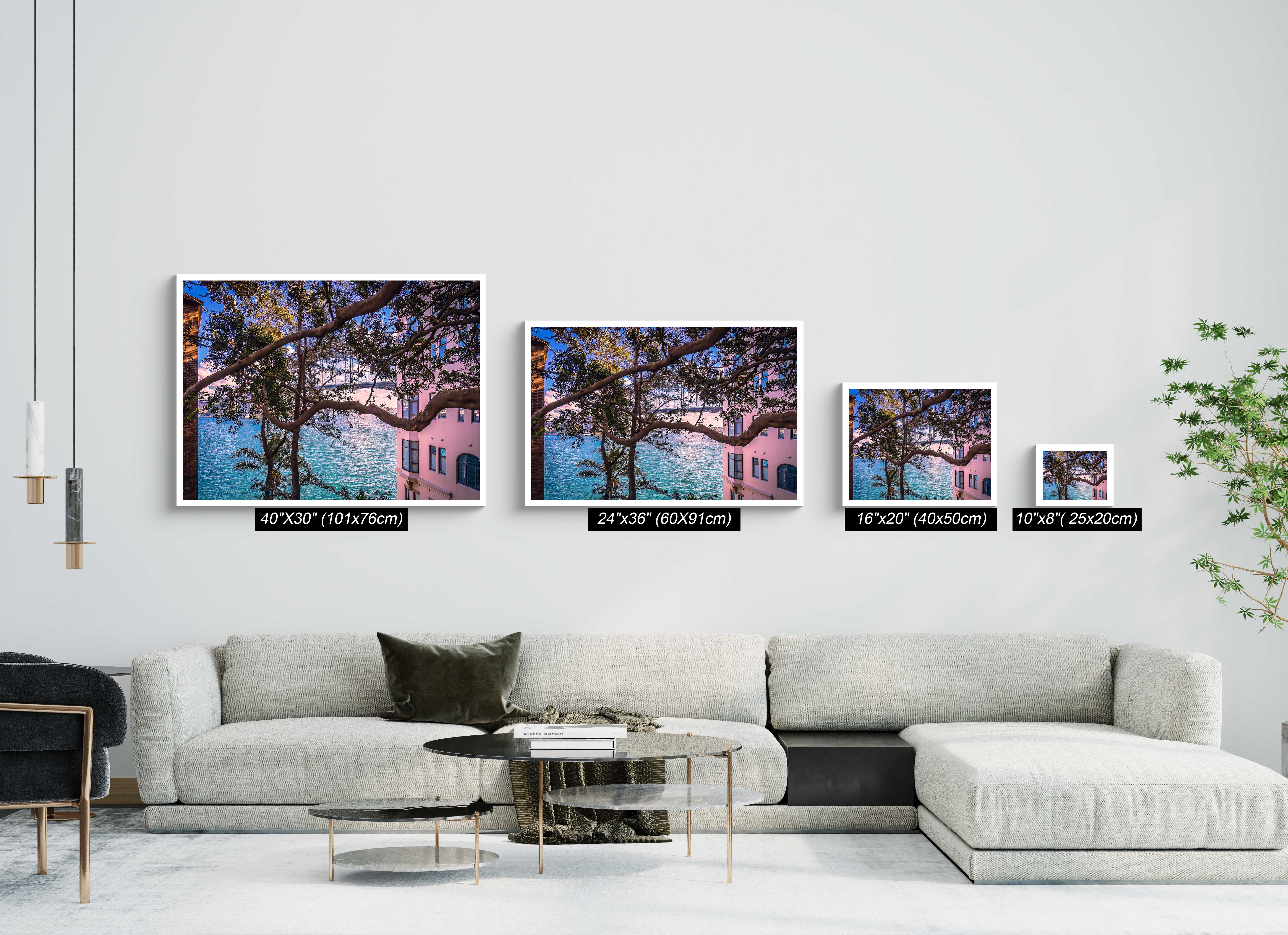 Sydney Harbour Wall Art Print – Kirribilli Harbour Bridge View - Image 3